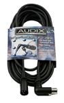 Audix CBLDR25 25' Right Angle XLR Microphone Cable Front View